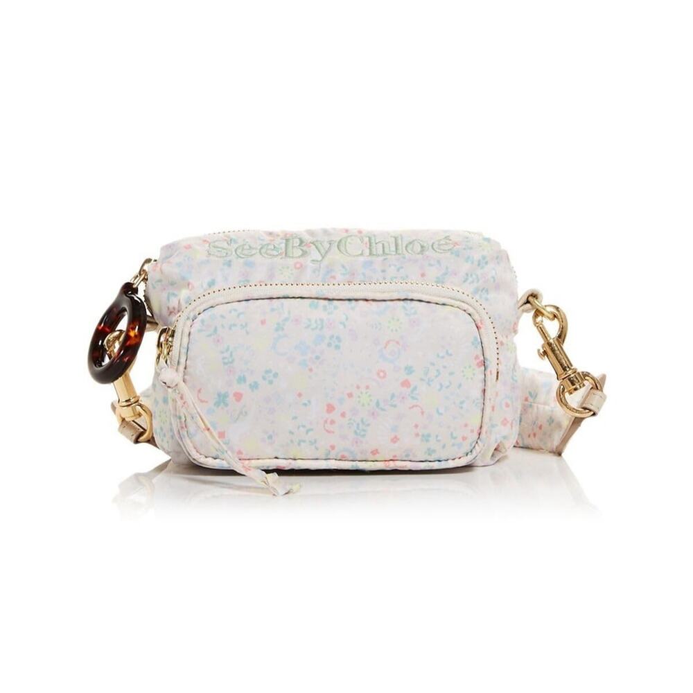NWT See by Chloé Tilly Floral Confetti Powder Shoulder Mini Women's Camera Bag